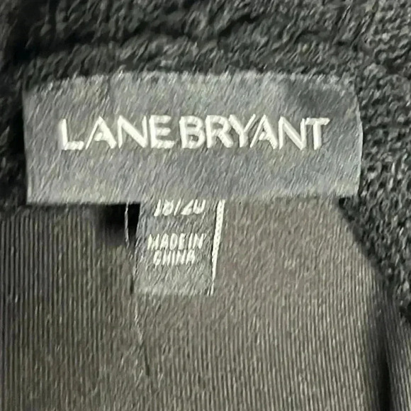 Lane Bryant Cardigan Duster Open Front Pearl Button Sweater Size 18/20 - Picture 5 of 7